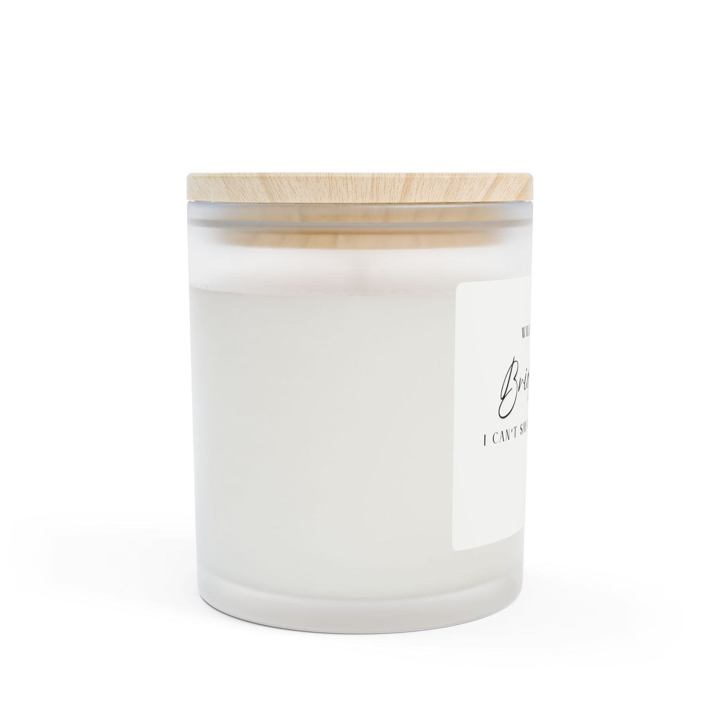 Bridesmaid Candle - 11oz Frosted Glass