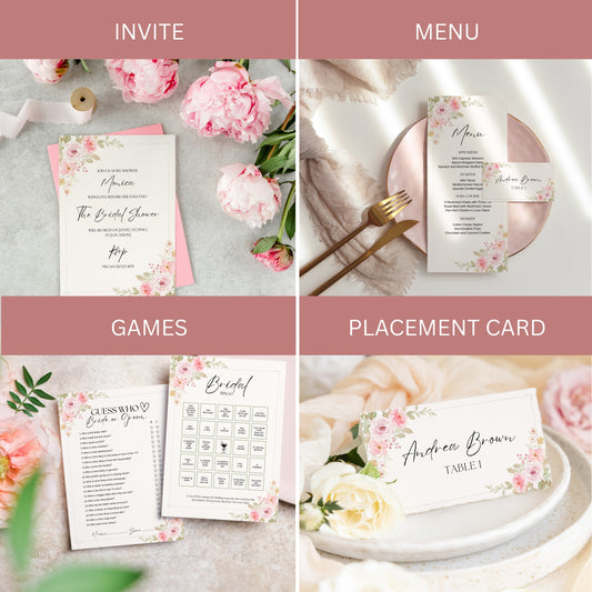 Bridal Shower Bundle - Floral
