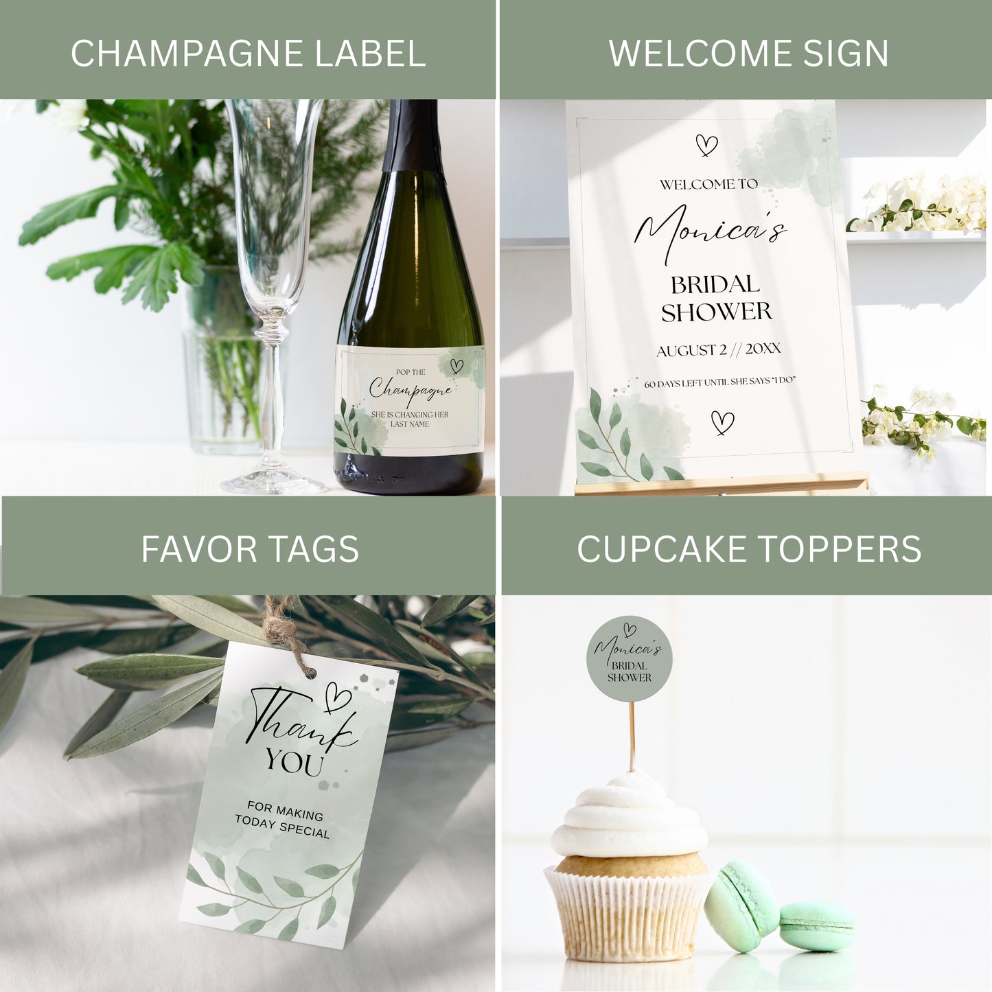 Bridal Shower Bundle - Green