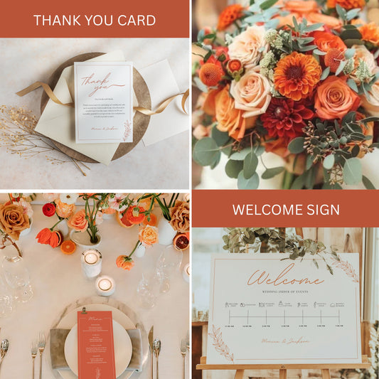 Verona Sunset Wedding Stationery