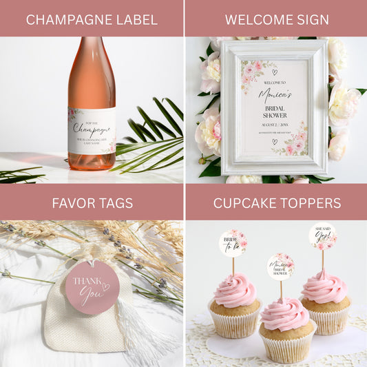 Bridal Shower Bundle - Floral