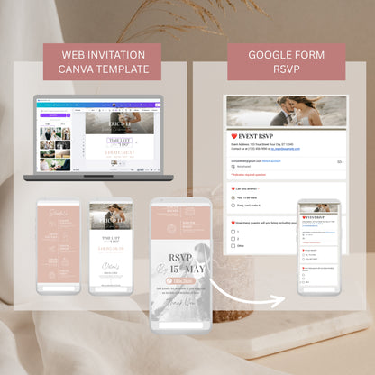 Digital Wedding Invitation with Trackable RSVP