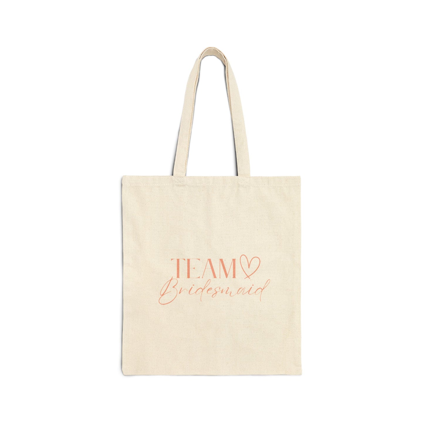 Team Bridesmaid - Canvas Tote Bag