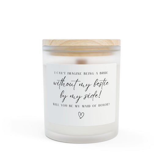 Bridal Bestie Candle - 11oz Frosted Glass