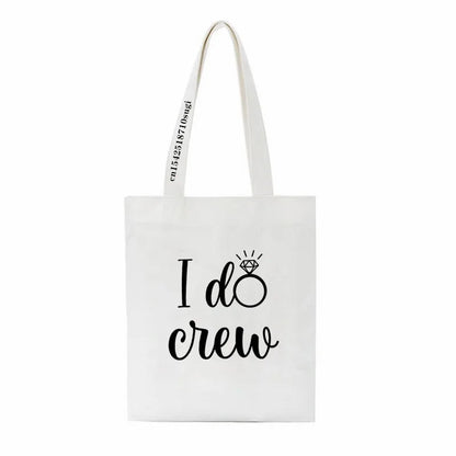 Bride I Do Crew Tote Bag